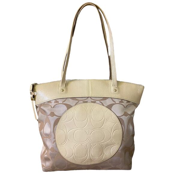 Coach Signature CC Laura Purse Tote F18335 - Picture 3 of 12